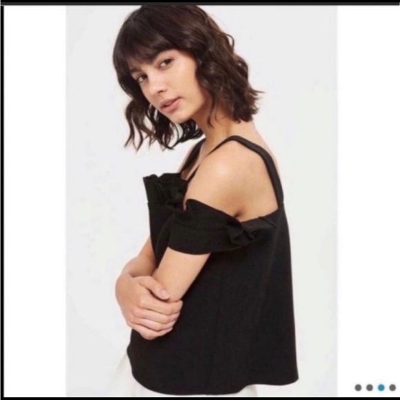 TOPSHOP Ruffle Top Size 2 - Picture 2 of 7